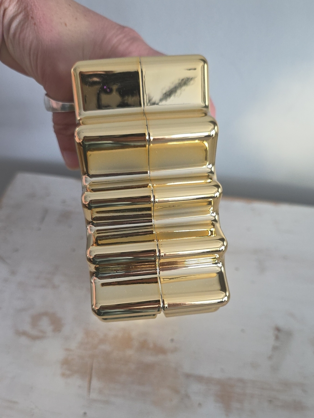 Cult Gaia Paloma Clutch In Shiny Gold - Picture 6 of 13